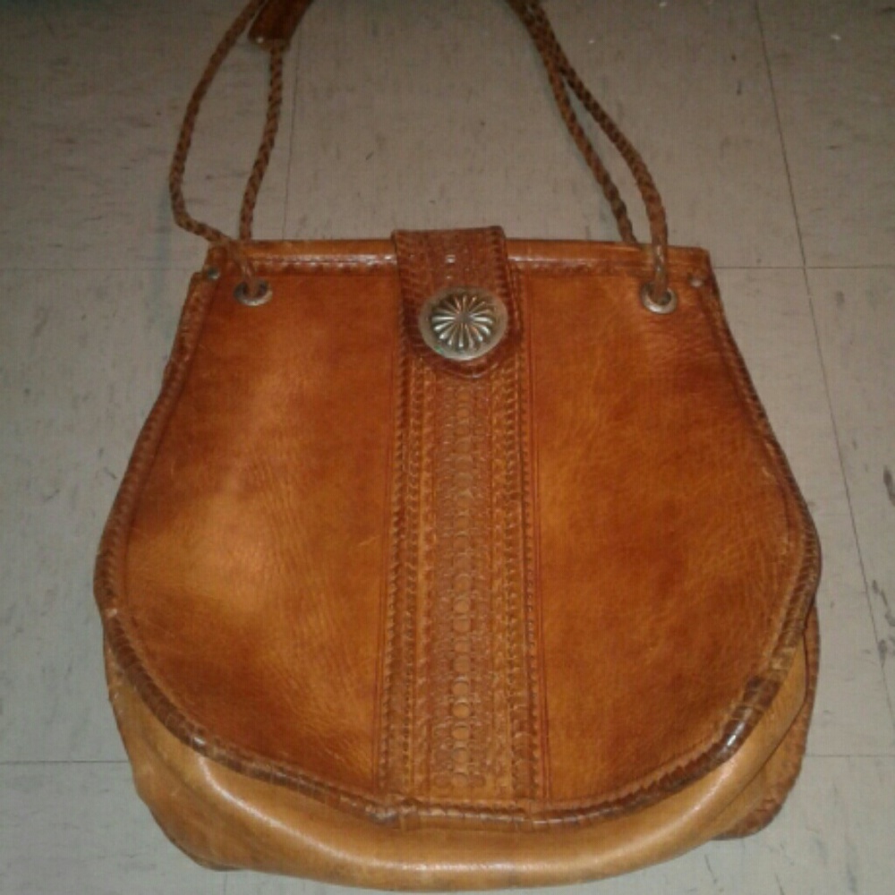 Vintage Leather Shoulder Bag